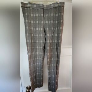 Amanda & Chelsea Gray Checkered Pants